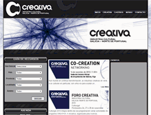 Tablet Screenshot of creativacultural.com